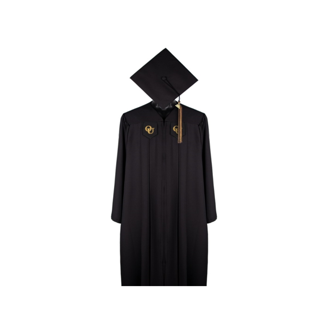 Demo Graduation Cap, Gown, and Tassel in Black | GraduationSource